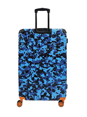 Camo Print Hard Case Shell Suitcase-TruClothing