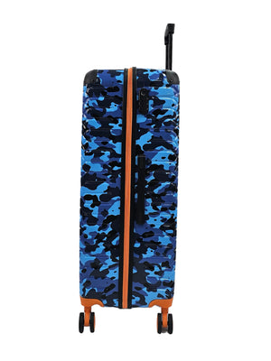 Camo Print Hard Case Shell Suitcase-TruClothing