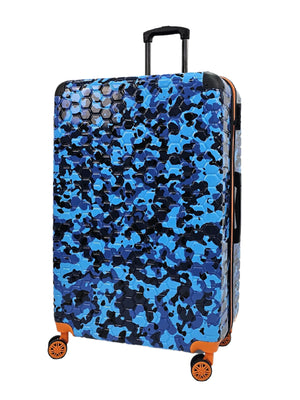 Camo Print Hard Case Shell Suitcase-TruClothing