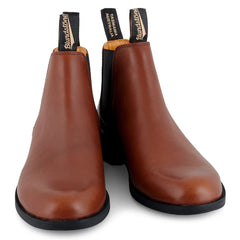 Botas de vestir chelsea Blundstone 1902 de cuero marrón tostado para un estilo clasico