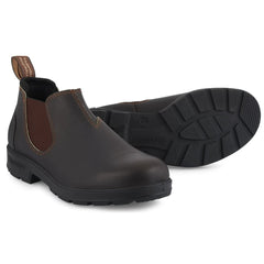 Blundstone 2038 Brown Low-Cut Leather Boots Retro Vintage Slip On