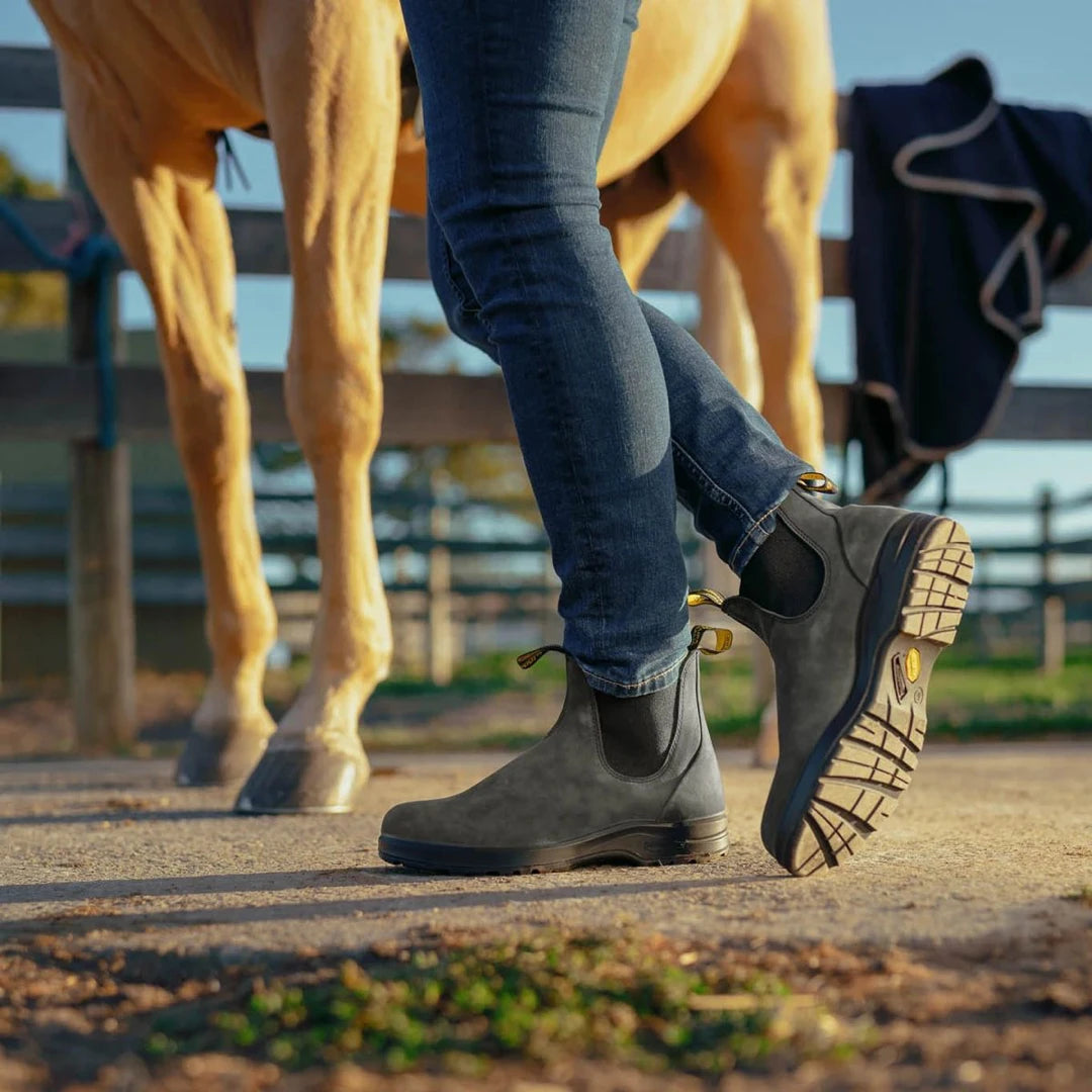 Blundstone top slip on