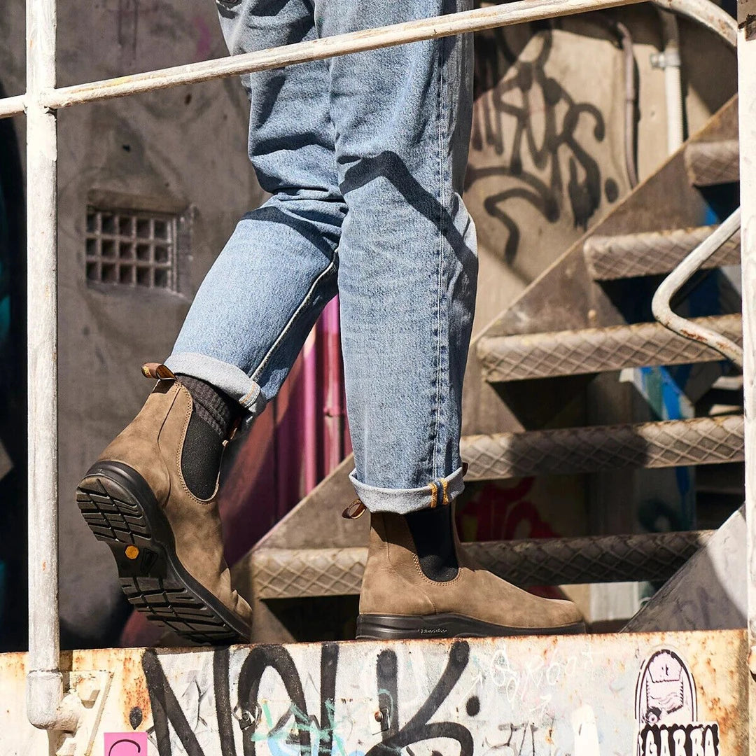 Blundstone 2056 Rustic Brown Leather Walking Hiking Boots TruClothing