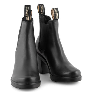 Blundstone 2365 Black High Heeled Slip On Boots-TruClothing