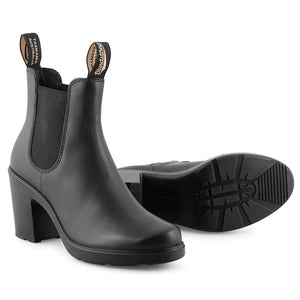 Blundstone 2365 Black High Heeled Slip On Boots-TruClothing