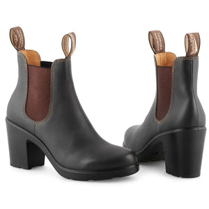 Blundstone 2366 Brown High Heeled Slip On Boots-TruClothing