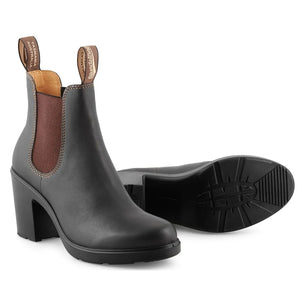 Blundstone 2366 Brown High Heeled Slip On Boots-TruClothing