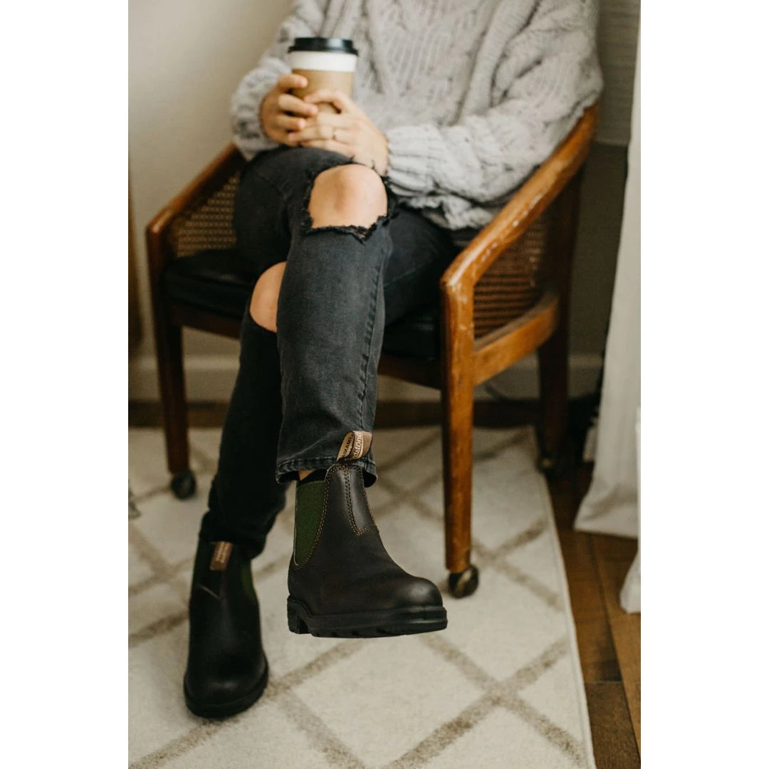 Blundstone stout brown olive online