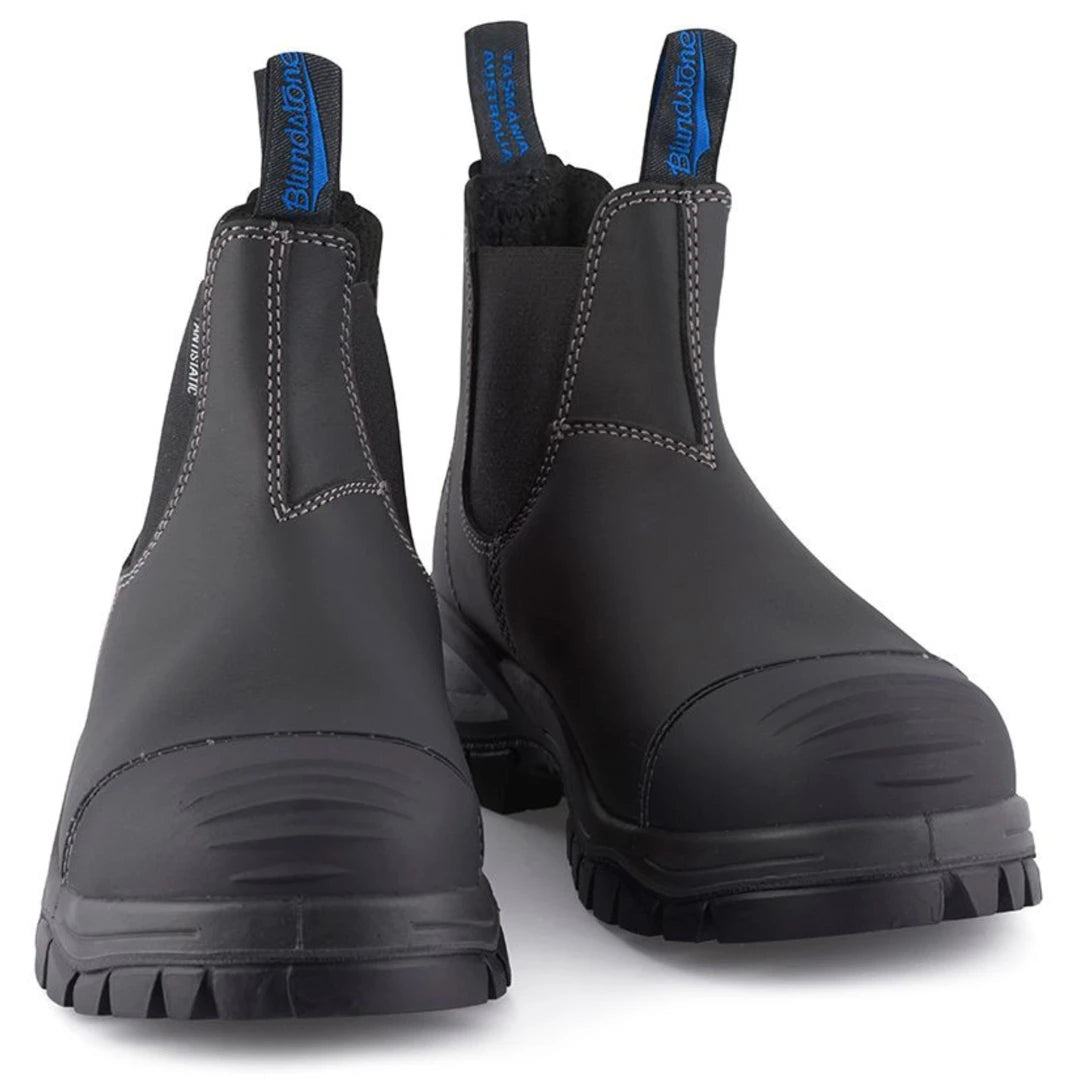 Boots Blundstone 519 bottines Chelsea avec bout en métal de sécurité et en cuir noir