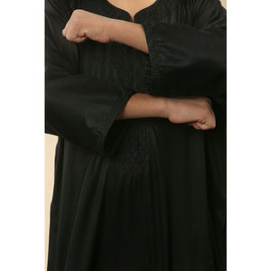 Boy's Moroccan Thobe Half Sleeve Gandoura Embroidery Kaftan-TruClothing
