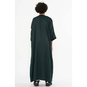 Boy's Moroccan Thobe Half Sleeve Gandoura Embroidery Kaftan-TruClothing