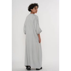 Boy's Moroccan Thobe Half Sleeve Gandoura Embroidery Kaftan-TruClothing