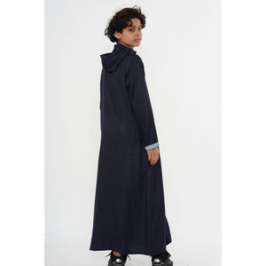 Boy's Moroccan Thobe Hooded Gandoura Embroidery Jubba-TruClothing