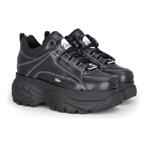1339-14 - Women’s Black Platform Chunky Fashion Sneakers-TruClothing