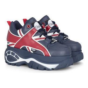 1339-14 - Women’s Blue Platform Chunky Fashion Sneakers-TruClothing