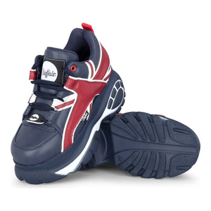 1339-14 - Women’s Blue Platform Chunky Fashion Sneakers-TruClothing