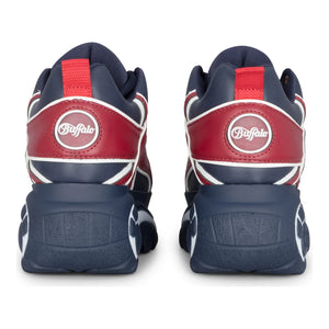 1339-14 - Women’s Blue Platform Chunky Fashion Sneakers-TruClothing