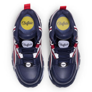 1339-14 - Women’s Blue Platform Chunky Fashion Sneakers-TruClothing
