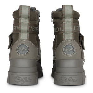 ASPHA COM1 - Women’s Khaki Combat Platform Boots-TruClothing