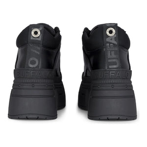 GOSPHER HIKE LO - Women’s Black Platform Chunky Ankle Boots-TruClothing