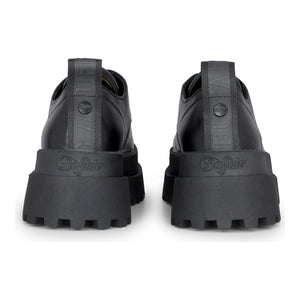 PLUTO LACE UP - Women’s Black Lace-Up Platform Shoes-TruClothing