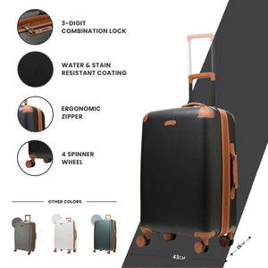 Carnaby - Suitcase Expandable Hard-Shell 4 Spinner Wheels-TruClothing