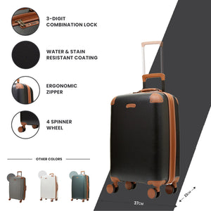 Carnaby - Suitcase Expandable Hard-Shell 4 Spinner Wheels-TruClothing