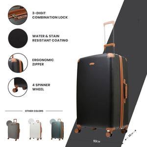 Carnaby - Suitcase Expandable Hard-Shell 4 Spinner Wheels-TruClothing