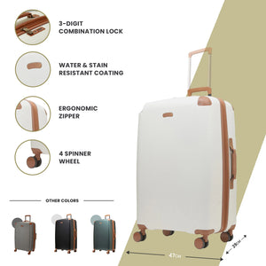 Carnaby - Suitcase Expandable Hard-Shell 4 Spinner Wheels-TruClothing