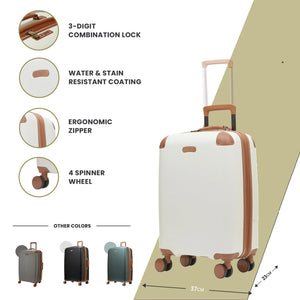 Carnaby - Suitcase Expandable Hard-Shell 4 Spinner Wheels-TruClothing