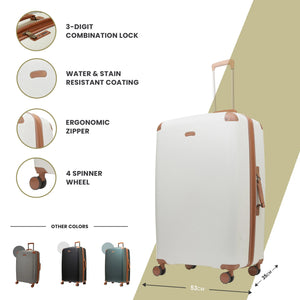 Carnaby - Suitcase Expandable Hard-Shell 4 Spinner Wheels-TruClothing