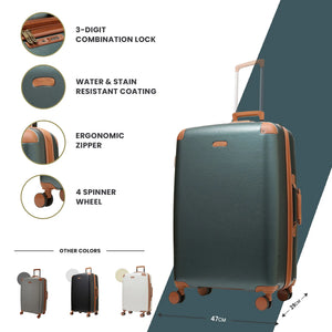 Carnaby - Suitcase Expandable Hard-Shell 4 Spinner Wheels-TruClothing