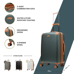 Carnaby - Suitcase Expandable Hard-Shell 4 Spinner Wheels-TruClothing