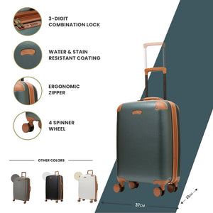 Carnaby - Suitcase Expandable Hard-Shell 4 Spinner Wheels-TruClothing
