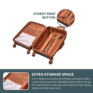 Carnaby - Suitcase Expandable Hard-Shell 4 Spinner Wheels-TruClothing