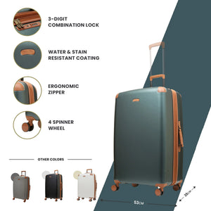 Carnaby - Suitcase Expandable Hard-Shell 4 Spinner Wheels-TruClothing