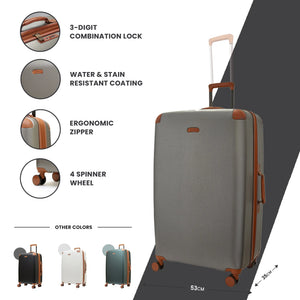 Carnaby - Suitcase Expandable Hard-Shell 4 Spinner Wheels-TruClothing