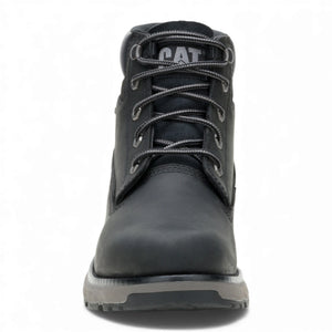 Pursue - Men's Black Leather Work Hiking Ankle Boots