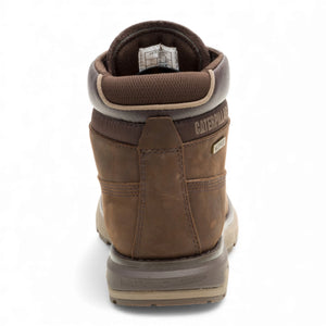 Pursue - Men's Dark Brown Leather Work Hiking Ankle Boots