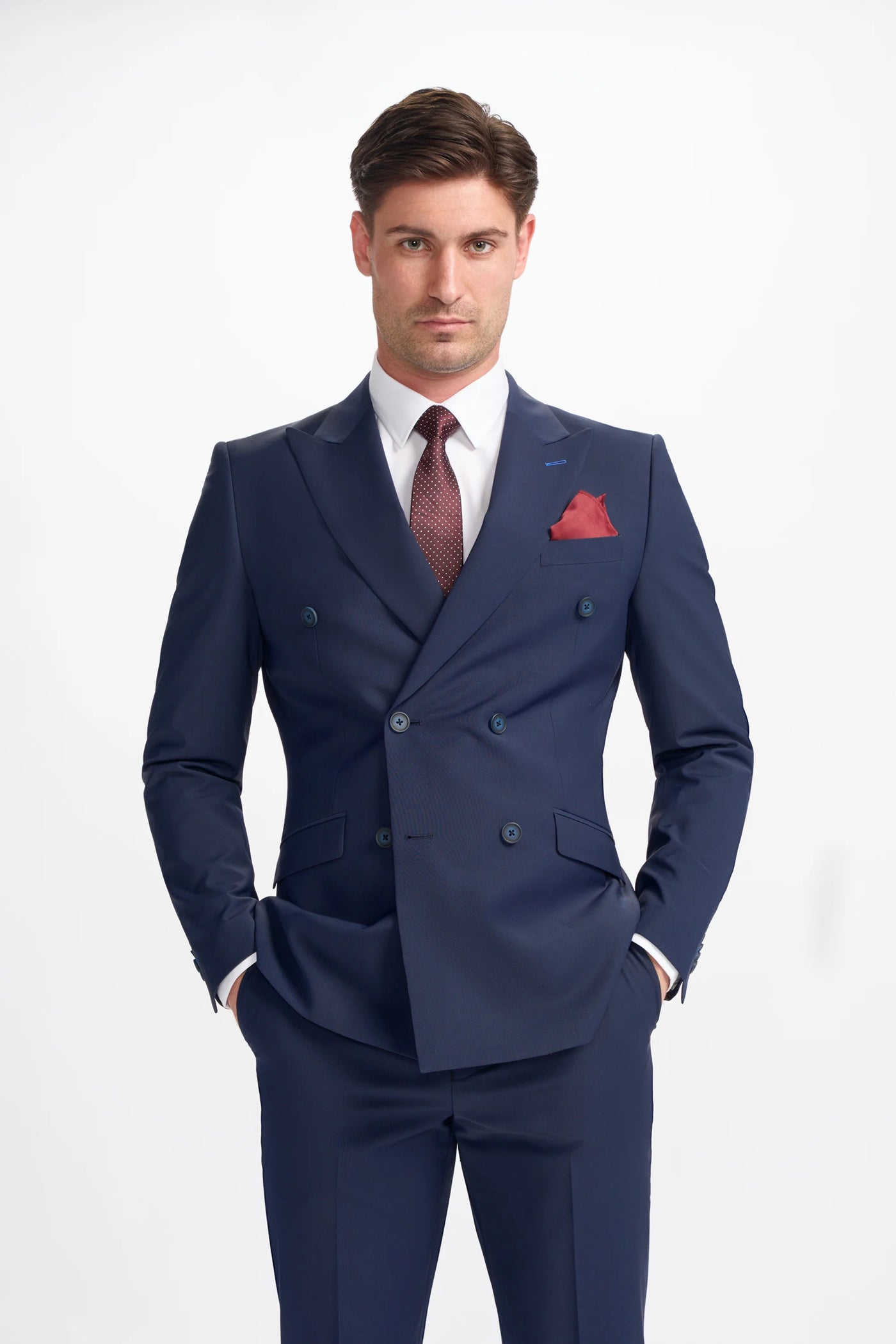 34" Jacket 28" Trousers, 36" Jacket 30" Trousers, 38" Jacket 32" Trousers, 40" Jacket 34" Trousers, 42" Jacket 36" Trousers, 44" Jacket 38" Trousers, 46" Jacket 40" Trousers, 48" Jacket 42" Trousers, 50" Jacket 40" Trousers, 50" Jacket 42" Trousers, 50" Jacket 44" Trousers, 52" Jacket 42" Trousers, 52" Jacket 44" Trousers, 52" Jacket 46" Trousers, 54" Jacket 44" Trousers, 54" Jacket 46" Trousers