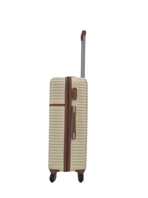 Hard Case Shell Suitcase Carry On Combination Lock-TruClothing