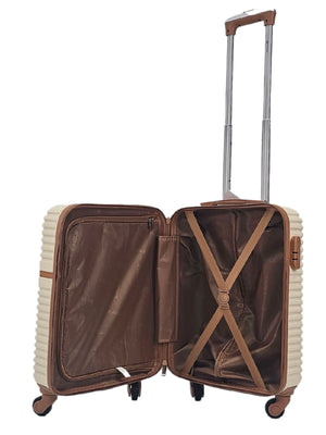 Hard Case Shell Suitcase Carry On Combination Lock-TruClothing