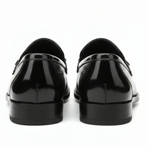 Men’s Faux Leather Slip On Penny Loafers-TruClothing