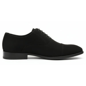 Men's Faux Suede Lace-Up Oxford Shoes-TruClothing