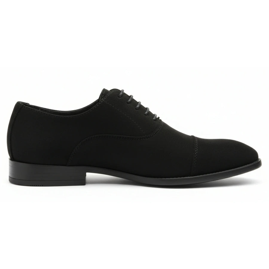 Men's Faux Suede Lace-Up Oxford Shoes-TruClothing