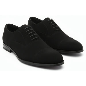 Men's Faux Suede Lace-Up Oxford Shoes-TruClothing