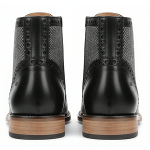 Men’s Wingtip Brogue Ankle Boots-TruClothing