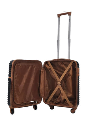 Hard Case Shell Suitcase Carry On Combination Lock-TruClothing