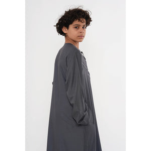 HM10 - Boy's Thobe Emirati Omani Zipped Jubba-TruClothing