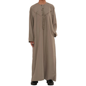 HM11 - Boy's Thobe Emirati Omani Bobble Button String Tassel-TruClothing
